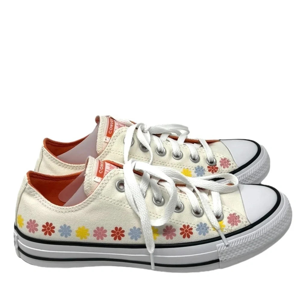 Converse Ctas OX Canvas Egret Multi Low Top Sneakers Women's Shoes Skate A08107F
